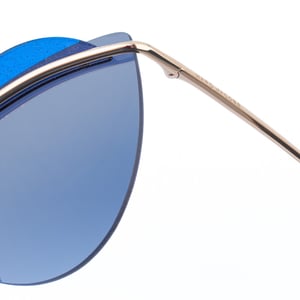 Metall-Sonnenbrille in Schmetterlingsform MARC-104-S Damen