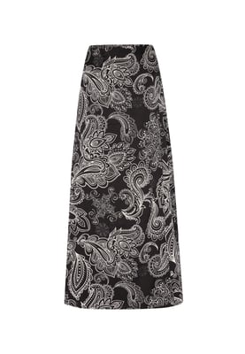 Dreimaster Rock Damen Schwarz Weiss