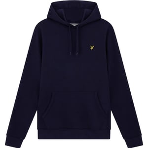 Dunkelblauer Kapuzenpullover mit Lyle & Scott-Logo
