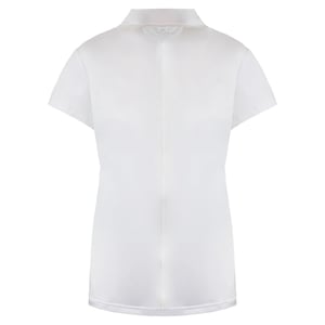 Under Armour Golf Heatgear Kurzarm weiße Frauenpolo -Hemd 1272336 100