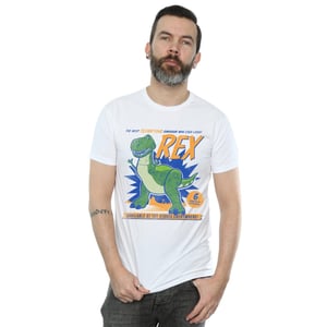 Disney Toy Story 4 Rex Schrecklicher Dinosaurier T-Shirt für Herren (weiß)