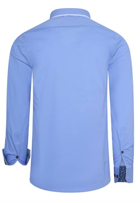 Rusty Neal Overhemd Regular Fit  Blau