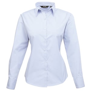 Premier - Bluse für Damen Langärmlig (Hellblau)