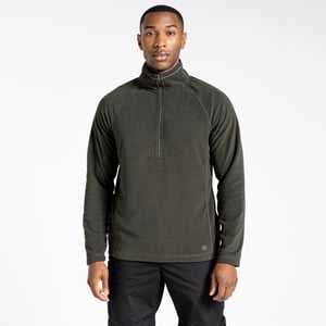 Craghoppers - "Expert Corey 200" Fleece-Oberteil mit halbem Reißverschluss für Herren (dunkeles Zeder)