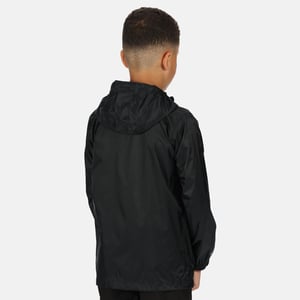 Regatta Great Outdoors Childrens/Kids Pack It Jacket III Wasserdicht Packaway Schwarz