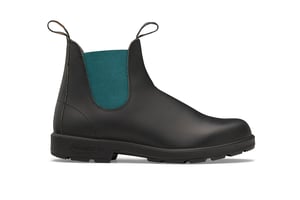 Blundstone #2307 Chelsea-Stiefel in Schwarz/Blaugrün