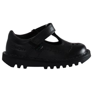 Kickers T-Bar Flutter Kinderschuhe Schwarz