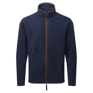 Premier Herren Artisan Fleece-Jacke (Marine/Braun)
