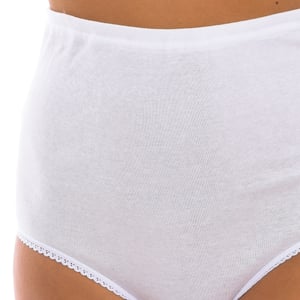 Damen-Höschen aus Baumwolle mit klassischem, unsichtbarem Effekt und ultraflacher Taille P01BM