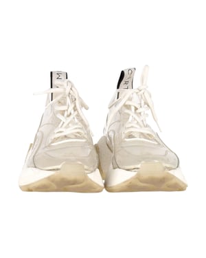 Stella McCartney Eclypse Klare Chunky Sneaker aus Weißem PVC