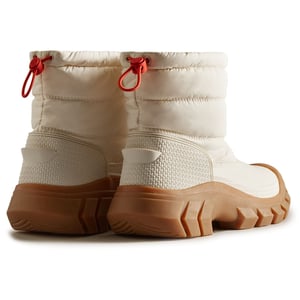 Hunter Intrepid Nylon Women's White Willow/Gum Wellington Stiefel