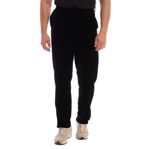 Herren-Anzughose aus Samt mit hoher Taille B1P440