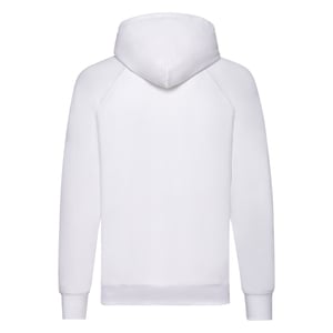 Fruit of the Loom - Sweatshirt mit Kapuze für Herren/Damen Unisex (Weiß)