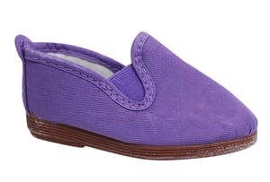 Kinderstil Kinder lila Plimsolls