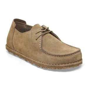 Birkenstock Utti Suede Herren Schnürschuhe Taupe