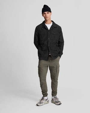 Herren-Feldjacke in Schwarz