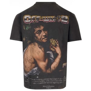 Off-White Bacchus Slim Schwarzes T-Shirt