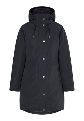 ICEBOUND Wattierter Kurzmantel Damen Schwarz