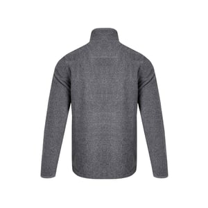 Weird Fish - "Errill" Fleece-Oberteil mit kurzem Reißverschluss für Herren (Frostgrau)