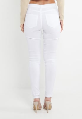 MYT Damen Skinny Super Stretch Chinos Weiß