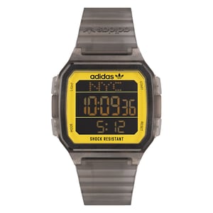 Adidas Originals Digital One Gmt Unisex Grau Uhr AOST22554