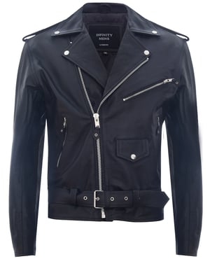 Brando Biker Rock Motorradjacke aus Leder