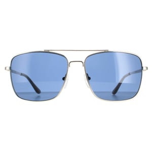 Lunettes de soleil Calvin Klein CK19136S 045 Silver Smoke Grey