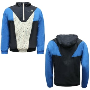 Sergio Tacchini Coltan Reißverschluss UP Mens Track Top Kapuzenjacke Navy 38031 216 EE111