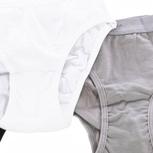 Pack-3 Atmungsaktive Stoffunterhosen D093I Mädchen