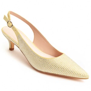 Montevita High Heel Festschuh5 Gelb