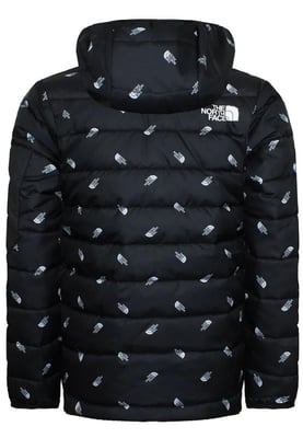 The North Face Junior Boys Wattierte Jacke II / TNF Black Tossed Logo Print