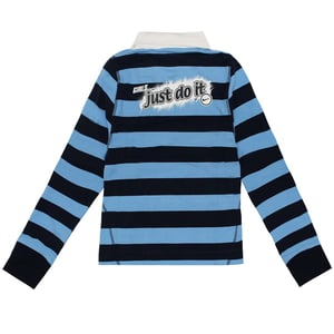 Nike Girls machen es einfach mit langem Hemdstreifen Top 490384 420