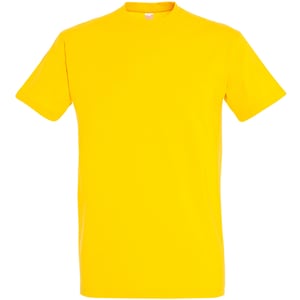 SOLS Mens Imperial Heavyweight Short Sleeve T-Shirt (Gold)