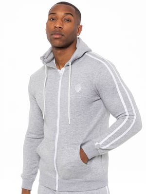Herren Kapuzenpulli mit Reißverschluss und Band| enzo designer menswear