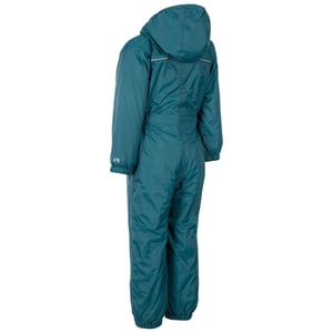 Trespass Dripdrop Kinder Regen-Overall (Petrol)