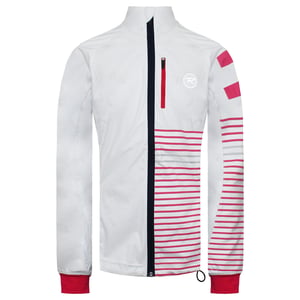 Rossignol Long Sleeve Reißverschluss auf weiß/roter Damen Ski Softshell Jacke rlfwj22 100