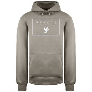 Widmen Sie London Dove Mens nackt/weißer Hoodie