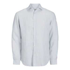 Herrenhemd der Marke Jack & Jones. Das Hemd ist aus hochwertigem Leinen gefertigt. Das luftige Material sorgt für einen herrlich leichten Tragekomfort. Marke: Jack & JonesModellname: Parker Linen StripeKategorie: HerrenhemdenMaterialien: Baumwolle, PolyesterFarben: weiß, blau