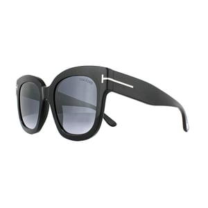 Tom Ford Sonnenbrille 0613 Beatrix 01C Glänzend schwarz rauchgrau spiegeln