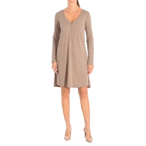 Langärmeliges Kleid 3BCJV7044 woman