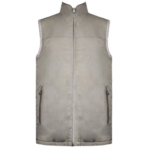 Hackett London Reversible Herren Beige Leinen Gilet