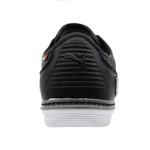 Puma Novellino Scuderia Ferrari schwarzer Leder Schnüren -Herren -Trainer 304664 01