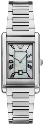 Emporio Armani Gino Damen Silber Uhr AR11664