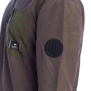 Sweatshirt mit normaler Passform und halbem Reißverschluss YMF601-FP565 Herren