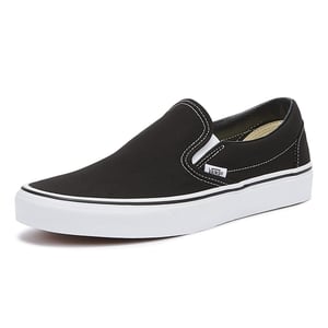 Vans Classic Slip on Schwarz Segeltuch Turnschuhe