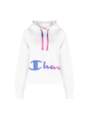 Champion Sweatshirt Hoodie Damen weiß