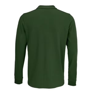 SOLS - Poloshirt für Herren/Damen Unisex Langärmlig (Flaschengrün)