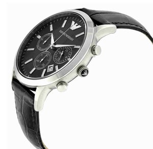 Emporio Armani Renato Schwarz Herren Armbanduhr AR2447