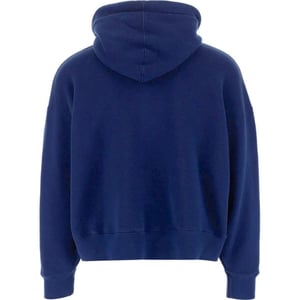 Palm Angels Gebrochene Palme Blauer Hoodie