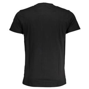 Cavalli Class Kleines Fettdruck-Logo Schwarzes T-Shirt